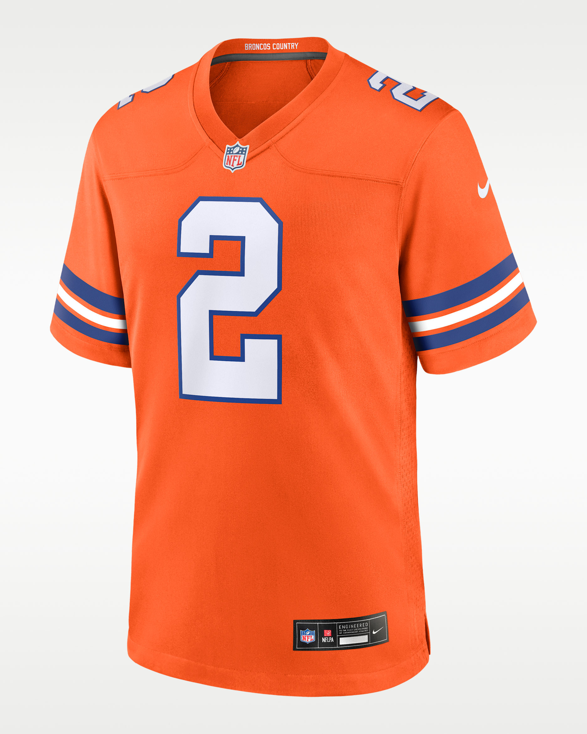 Patrick Surtain II Denver Broncos Men's Nike NFL Game Football